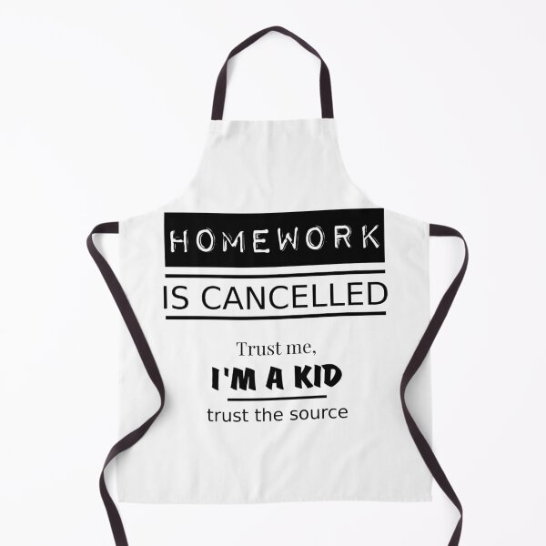 Item preview, Homework Is Cancelled Funny School Kids Quote designed and sold by SugaDesigns.
