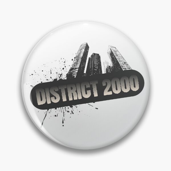 Item preview, District 2000 Y2K Frutiger Metro Urban Cityscape Dark Grunge Banner designed and sold by Pics'Elle Creations.