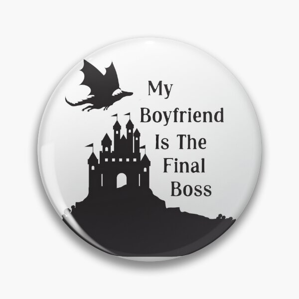 Item preview, My Boyfriend Is the Final Boss – Funny Gamer Relationship Meme designed and sold by witchlingart.