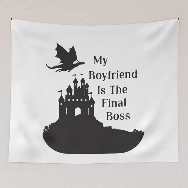 Item preview, My Boyfriend Is the Final Boss – Funny Gamer Relationship Meme designed and sold by witchlingart.