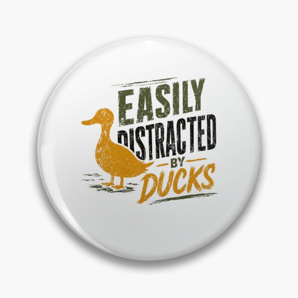 Item preview, Easily Distracted By Ducks Duck Lover Waterfowl Enthusiast designed and sold by RetroMini2026.