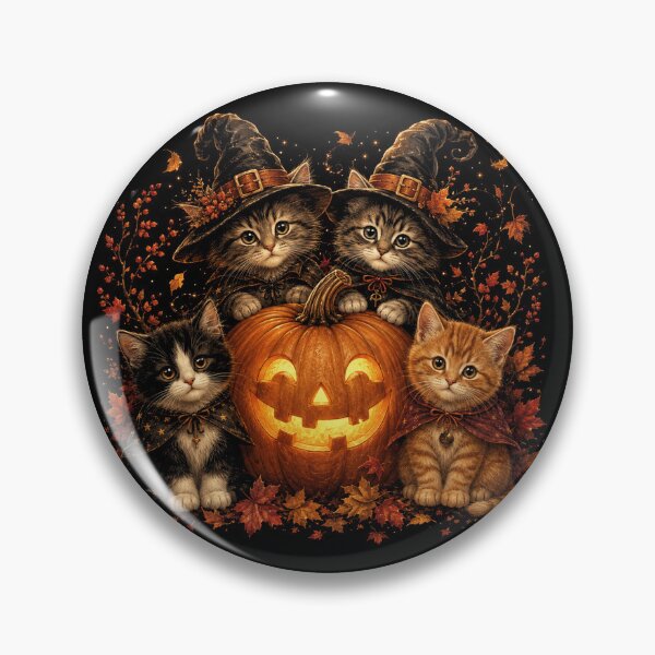 Item preview, Halloween Cute Cats Pumpkin Spooky Season designed and sold by will freed18.