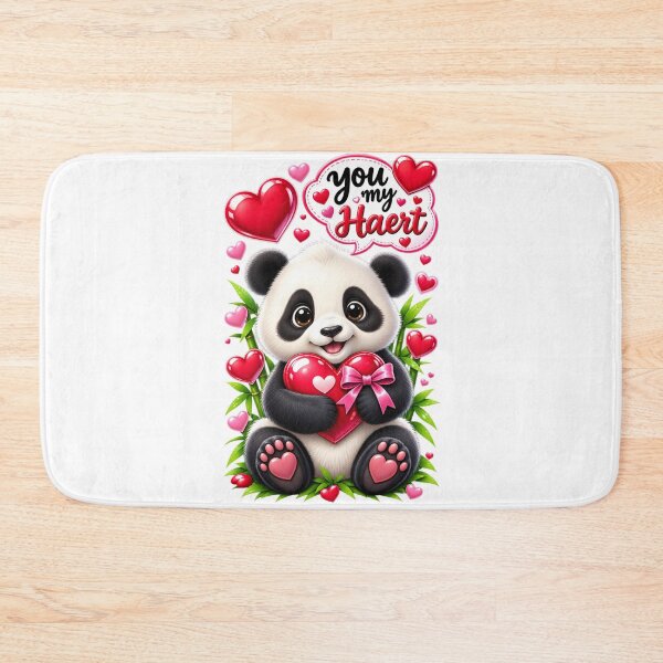 Item preview, cute panda (you my haert) t shirt  designed and sold by everyone cloth house.