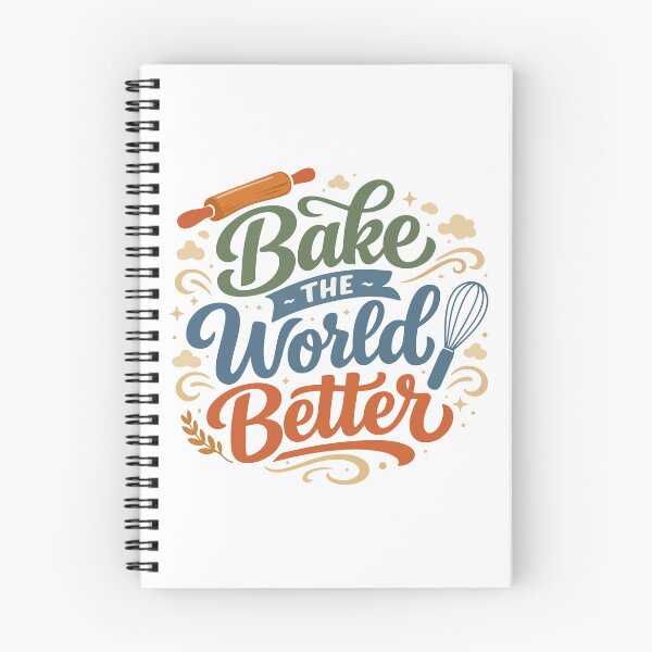 Item preview, Bake the World Better Funny Gift for Bakers, Food Lovers & Students designed and sold by stylishdzign.
