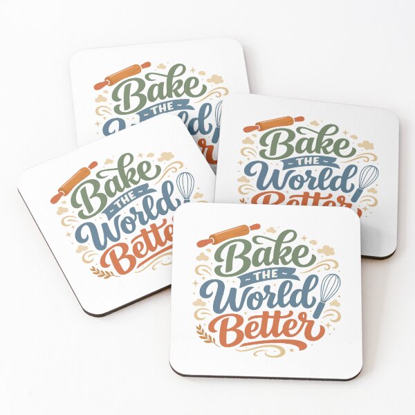 Item preview, Bake the World Better Funny Gift for Bakers, Food Lovers & Students designed and sold by stylishdzign.