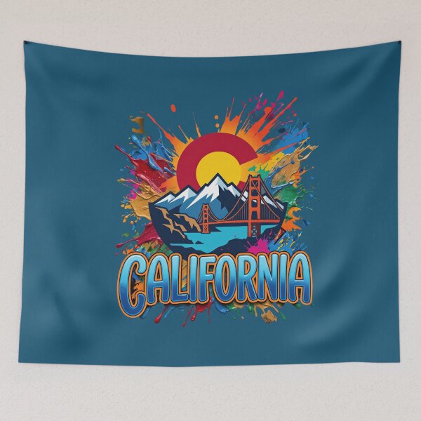 Item preview, California Color Splash PNG Transparent designed and sold by Rocky Mountain Artistry.