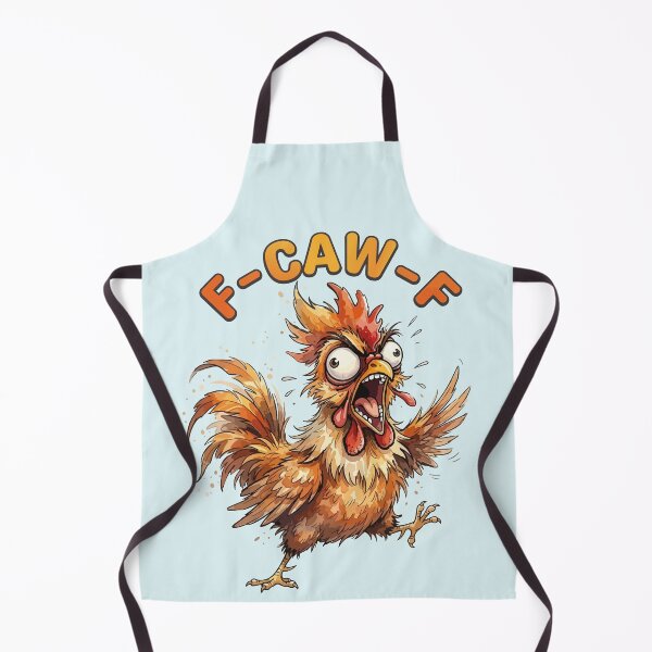 Item preview, Angry Screaming Rooster Crazy Cartoon Chicken Art designed and sold by chriswo-design.