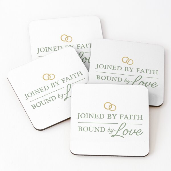 Item preview, Joined by Faith, Bound by Love — Christian Marriage T-Shirt | Faith & Love Wedding Gift Tee designed and sold by SoulThread Studio.
