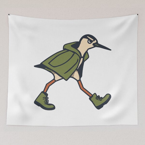 Item preview, Dip Runner Shorebird Birding Character Design designed and sold by Ainbowz-Artwork.