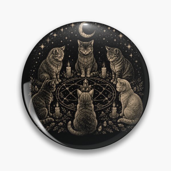 Item preview, Vintage Retro Funny Cat Ritual Support Your Local Coven designed and sold by will freed18.