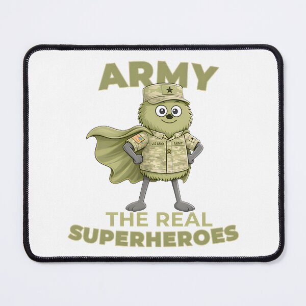 Item preview, Army Are The Real Superheroes - Military Appreciation Patriotic Gift ⭐⭐⭐⭐⭐ designed and sold by Mona-AIT.