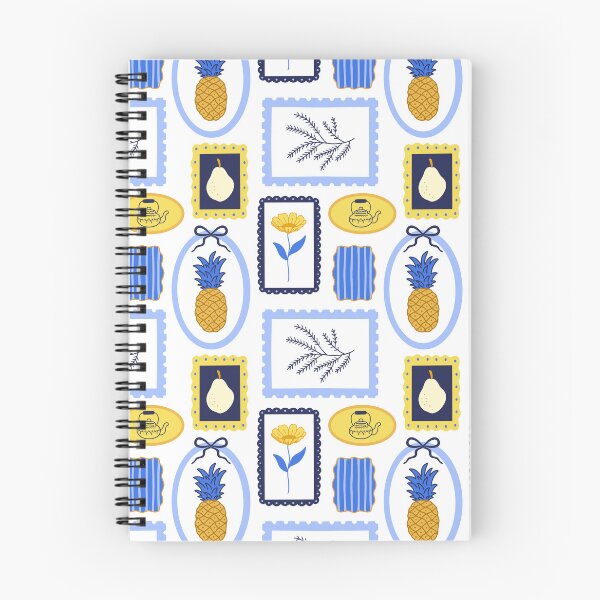 Item preview, Coquette Cottage Kitchen — Floral, Pineapple & Tea Kettle Seamless Pattern designed and sold by Olive Lane Creative.