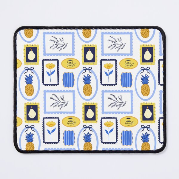 Item preview, Coquette Cottage Kitchen — Floral, Pineapple & Tea Kettle Seamless Pattern designed and sold by Olive Lane Creative.
