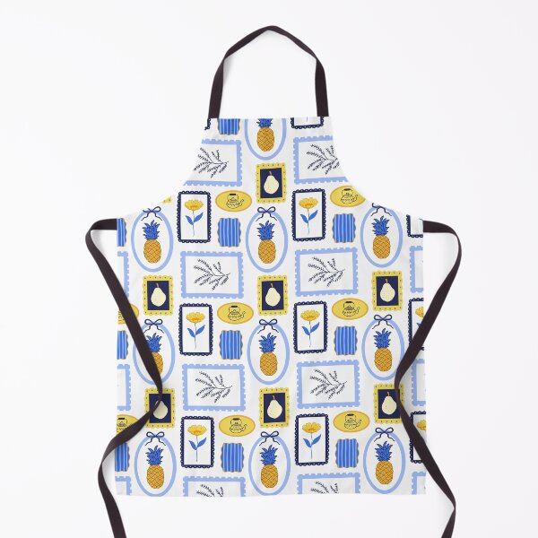 Item preview, Coquette Cottage Kitchen — Floral, Pineapple & Tea Kettle Seamless Pattern designed and sold by Olive Lane Creative.