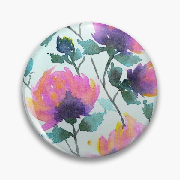Item preview, Wild Bloom | Expressive Pink Floral Watercolour designed and sold by ArithraStudio.