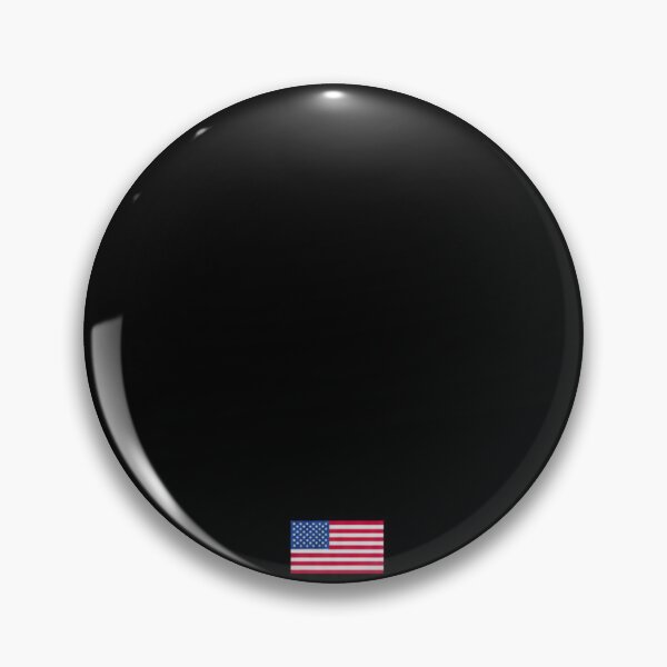 Item preview, United States flag on black background designed and sold by ZYVARENNE.