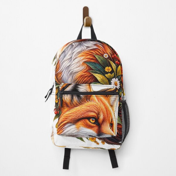 Item preview, Botanical Fox Wildflower Art designed and sold by wildflux.