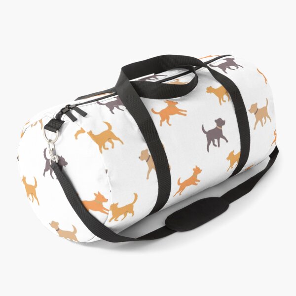 Item preview, Dogwalk Life: Friendly Dog Pet Pattern designed and sold by RedStreamStudio.