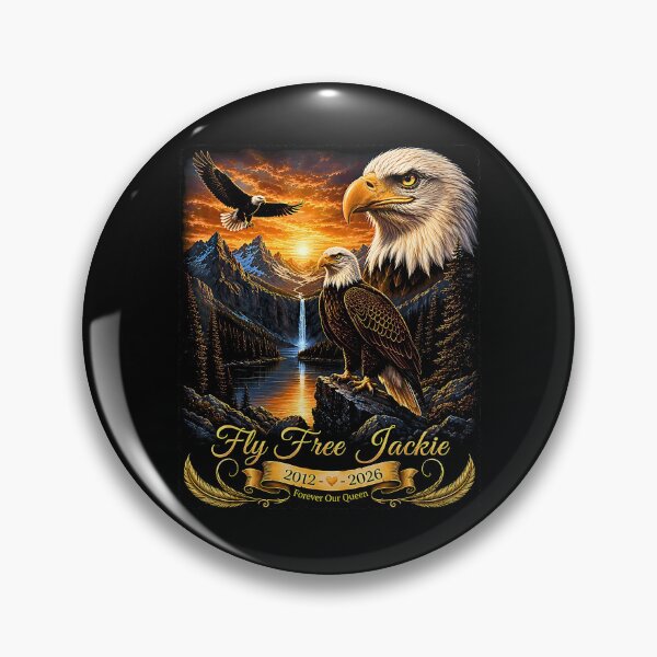 Item preview, Fly High Jackie 2012-2026 Big Bear Lake Bald Eagle Memorial Art designed and sold by Rahamkshop.