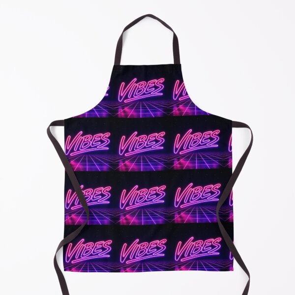 Item preview, Neon Purple VIBES Retro Aesthetic Grid Design designed and sold by Ink-verse-.