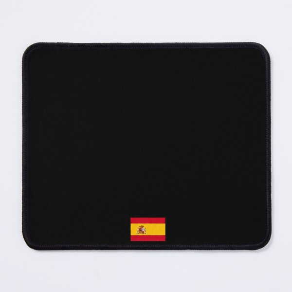 Item preview, Spanish flag on a black background designed and sold by ZYVARENNE.
