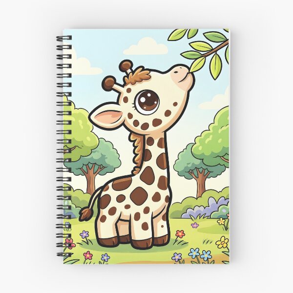 Item preview, Cute Baby Giraffe in Beautiful Summer designed and sold by Pim-Crystal.