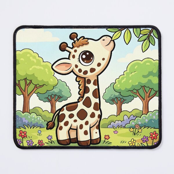 Item preview, Cute Baby Giraffe in Beautiful Summer designed and sold by Pim-Crystal.