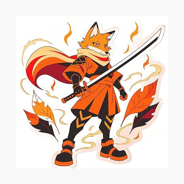 Item preview, | Original Anime-Inspired Fantasy Sticker designed and sold by inkfusionhub99.