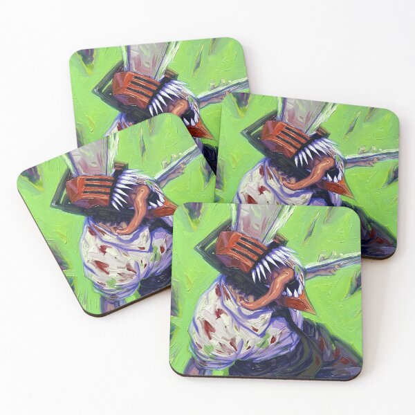 Item preview, Denji Oil Painting designed and sold by maretsad.