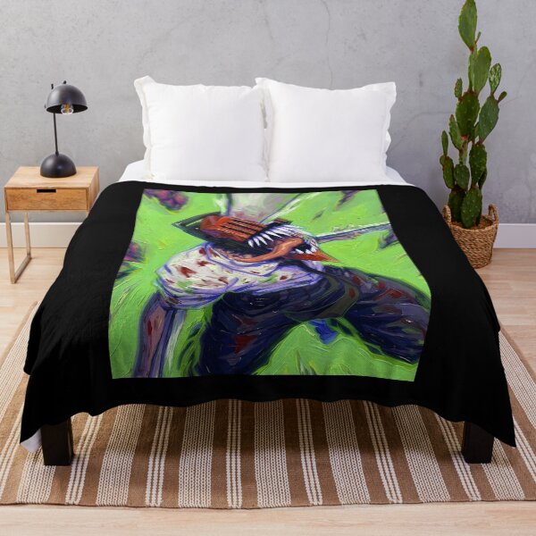 Item preview, Denji Oil Painting designed and sold by maretsad.