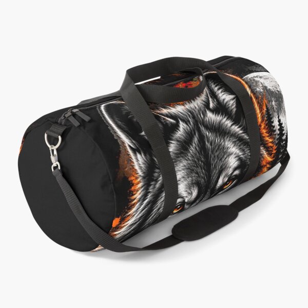 Item preview, Wilderness Wolf Warrior – Dramatic Wolf Wildlife Fantasy Art designed and sold by wildflux.