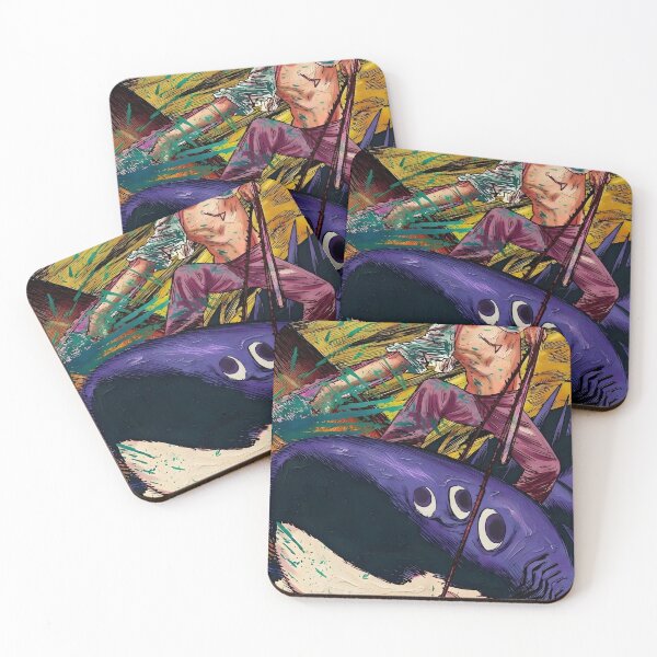 Item preview, Denji Oil Painting designed and sold by maretsad.