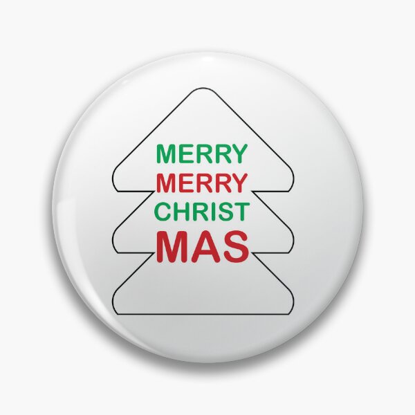 Item preview, Merry Christmas Cookie Cutter Tree Merry 2x Sticker  designed and sold by Rolographics1.