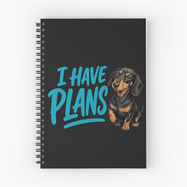 Item preview, Funny Dachshund I Have Plans Dog Humor designed and sold by AdicretorDesign.