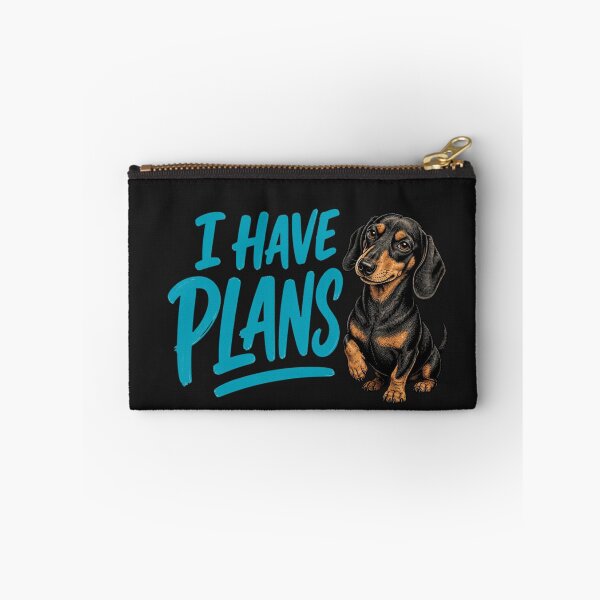 Item preview, Funny Dachshund I Have Plans Dog Humor designed and sold by AdicretorDesign.