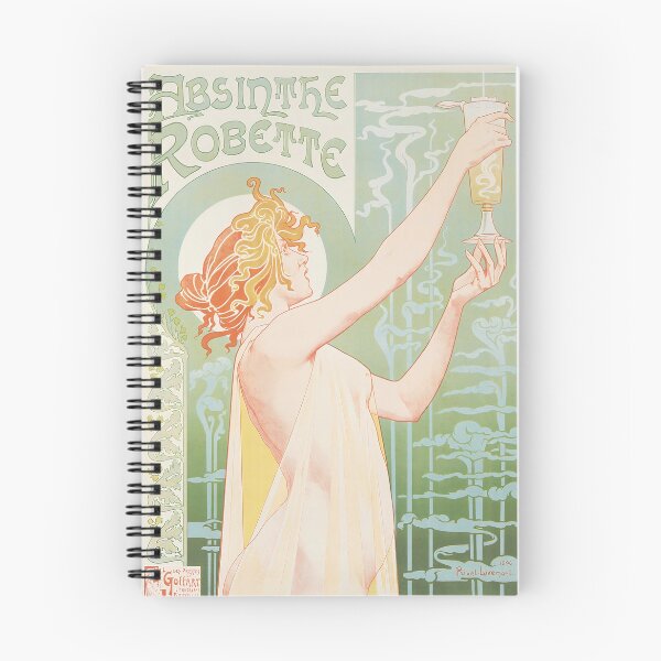 Item preview, Absinthe Robette 1896 — Privat Livemont Art Nouveau Poster designed and sold by Gilmour-Prints.