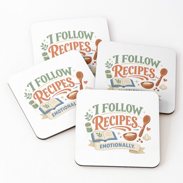 Item preview, I Follow Recipes Emotionally Funny Gift for Food Lovers & Moms designed and sold by stylishdzign.