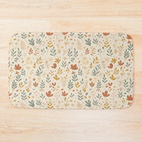 Item preview, Retro Boho Botanical Pattern | Minimalist Earthy Floral Wildflower Aesthetic Surface Design designed and sold by Jayara [Born To Reign].
