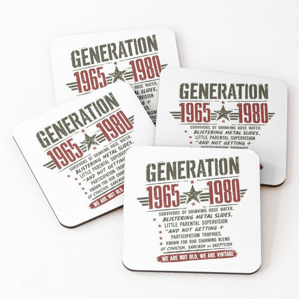 Item preview, Generation 1965 1980 We Are Not Old We Are Vintage Gen X Childhood Survivors Funny Gift designed and sold by RetroMini2026.