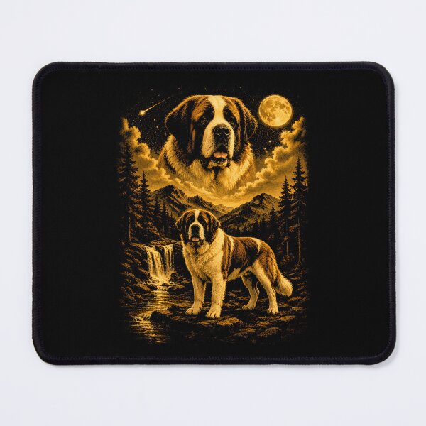 Item preview, Bernhardiner Howling Moon designed and sold by Animavera.