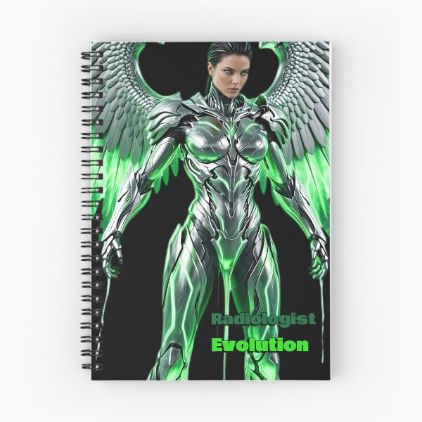 Item preview, Cyberpunk Radiologist Evolution Sci-Fi Neon Biotech Medic designed and sold by EvolutionMerch.