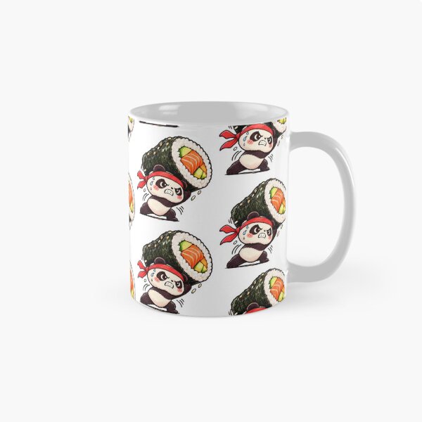 Item preview, Strong Ninja Panda Lifting Giant Sushi Roll designed and sold by Snurly.