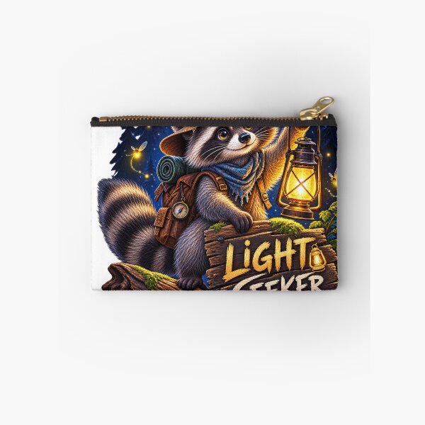 Item preview, Light Seeker Raccoon Lantern Wildlife Art designed and sold by wildflux.