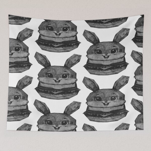 Item preview, Cute Bunny Cheeseburger designed and sold by kinpirks.