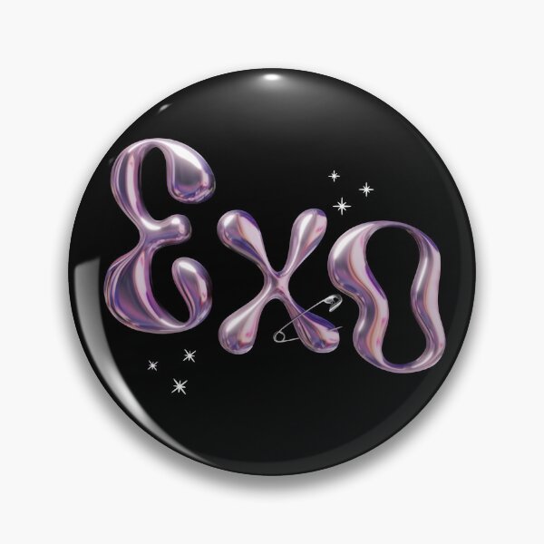 Item preview, Exo Cute Chrome Logo 엑소 designed and sold by itscoldoutside.