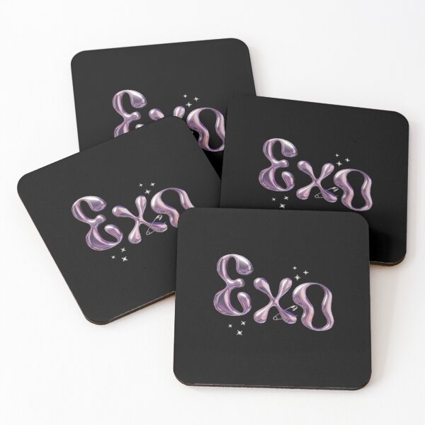 Item preview, Exo Cute Chrome Logo 엑소 designed and sold by itscoldoutside.