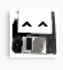 Degraded floppy smiley Metal Print
