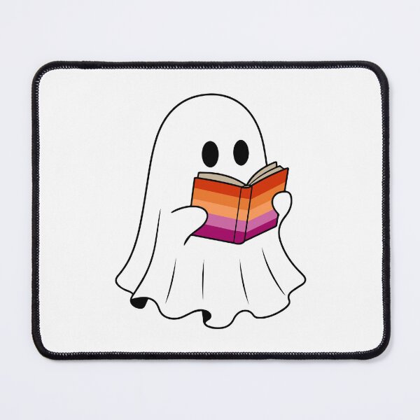 Item preview, Ghost With Book - Lesbian Pride Halloween designed and sold by Cannaxes Studio.