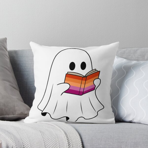Item preview, Ghost With Book - Lesbian Pride Halloween designed and sold by Cannaxes Studio.
