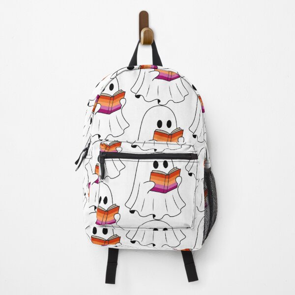 Item preview, Ghost With Book - Lesbian Pride Halloween designed and sold by Cannaxes Studio.